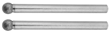 ЗУБР 2 шт, 4.0 x 3.2 x 38 мм, набор алмазных мини-шарошек (35922) купить в Магнитогорске