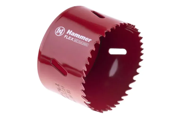 Коронка биметаллическая HAMMER Ф68х38мм 5/8" BiMETALL (224-013) купить в Магнитогорске