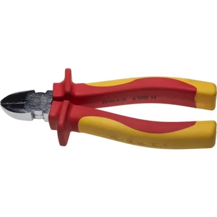 Бокорезы ЗУБР &quot;ПРОФЕССИОНАЛ&quot; &quot;ПРОФИЭЛЕКТРИК&quot;, диэлектрические, двухкомпонентная рукоятка, высоковольтные до ~1000В, 160мм 22145-5-16 купить в Магнитогорске