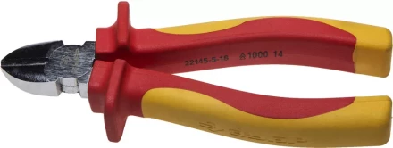 Бокорезы ЗУБР &quot;ПРОФЕССИОНАЛ&quot; &quot;ПРОФИЭЛЕКТРИК&quot;, диэлектрические, двухкомпонентная рукоятка, высоковольтные до ~1000В, 160мм 22145-5-16 купить в Магнитогорске