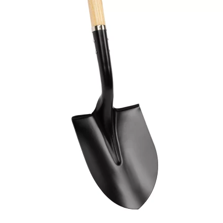 Лопата штыковая амер. типа, 215х285х1500 мм, деревянный лакированный черенок, LUXE Palisad 61377 купить в Магнитогорске