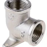 Уголок GENERAL FITTINGS с креплением к стене в двух точках, никелированная латунь, г/г, 1/2" 51075-G/G-1/2 купить в Магнитогорске