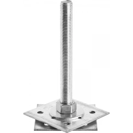 Анкер ЗУБР &quot;МАСТЕР&quot; регулируемый по высоте, 100х200х100мм, М20, 1шт 310265-100-20 купить в Магнитогорске