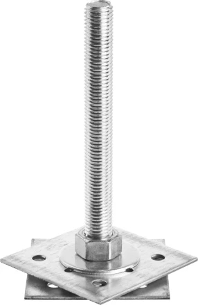 Анкер ЗУБР &quot;МАСТЕР&quot; регулируемый по высоте, 100х200х100мм, М20, 1шт 310265-100-20 купить в Магнитогорске