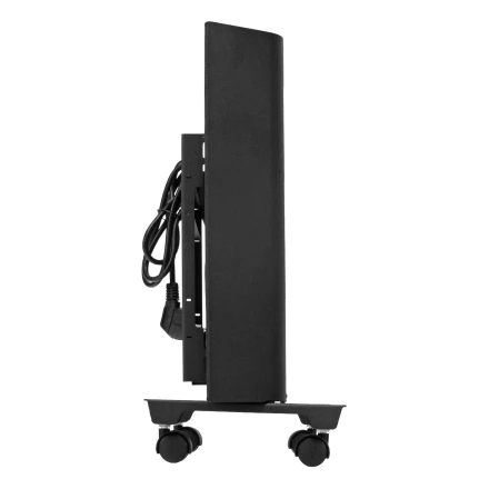 Конвектор электрический Denzel XCE-1000 B, 230 В, 1000 Вт, X-образный нагреватель черный 98127 купить в Магнитогорске