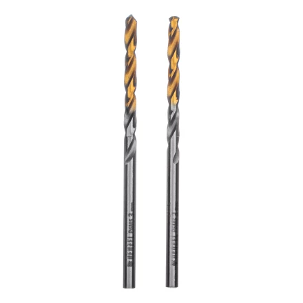 Сверло спиральное по металлу 3 x 60 мм, Р6М5, Golden Tip , 2шт. Denzel 718225 купить в Магнитогорске