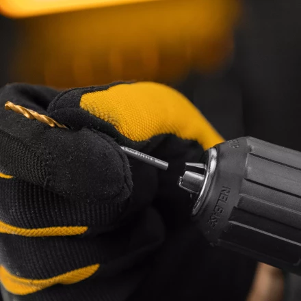 Сверло спиральное по металлу 3 x 60 мм, Р6М5, Golden Tip , 2шт. Denzel 718225 купить в Магнитогорске