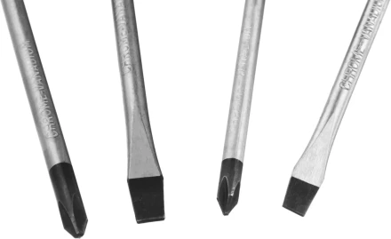 Набор STAYER &quot;MASTER&quot;: Отвертки слесарные, двухкомпонентная рукоятка, магнитный наконечник, 4шт 2513-H4_z01 купить в Магнитогорске