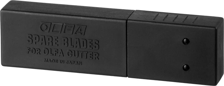 Лезвия OLFA сегментированные BLACK MAX, 9х80х0,38мм, 13 сегментов, 50шт OL-ABB-50B купить в Магнитогорске