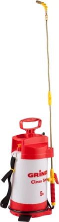 Опрыскиватель GRINDA садовый &quot;Clever Spray&quot;,5 л, с латунным  телескоп. удлинителем и упорами для ног 8-425155_z01 купить в Магнитогорске