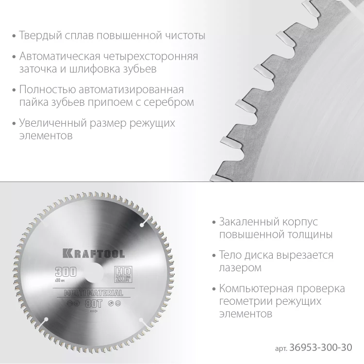 Диск пильный Multi Material, повышенный ресурс 36953-300-30 купить в Магнитогорске