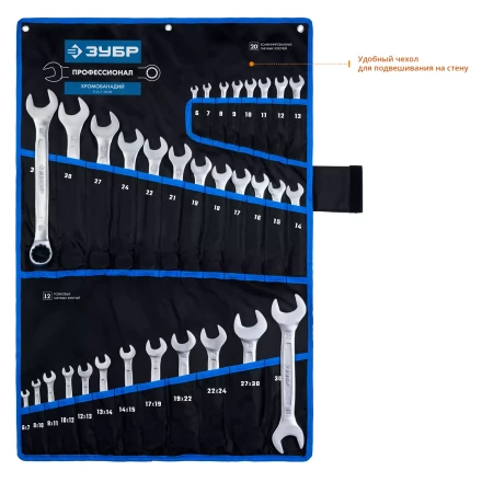 Наборы гаечных комбинированных и рожковых ключей серия ПРОФЕССИОНАЛ купить в Магнитогорске