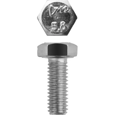 Болт ЗУБР &quot;МАСТЕР&quot; с шестигранной головкой, ГОСТ 7798-70, класс прочности 5.8, оцинкованный, M6x16мм, 5кг 303080-06-016 купить в Магнитогорске