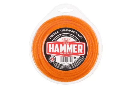 Леска для триммеров HAMMER 216-817 купить в Магнитогорске