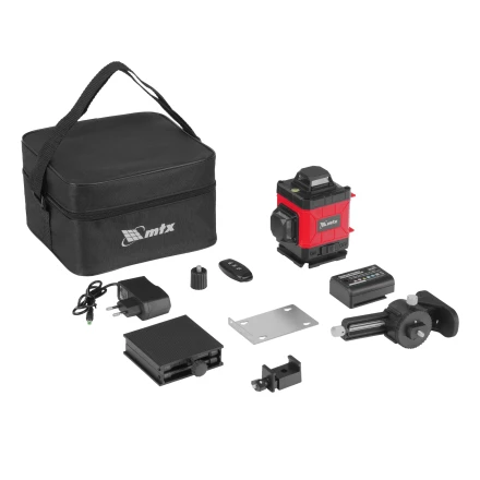 Лазерный уровень м-призм. ML 360-4 Basic SET, 30 м, зеленый луч, акк. Li 3000 мАч, сумка// MTX 35084 купить в Магнитогорске