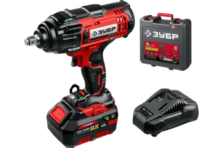 Гайковерт ударный, 1 АКБ (4 Ач), в кейсе ГУЛ-410-41 купить в Магнитогорске