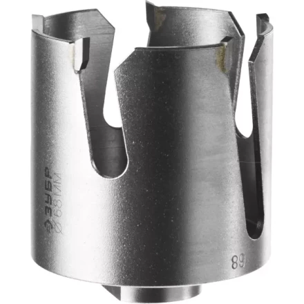 Коронка ЗУБР &quot;ПРОФИ&quot; &quot;ПРОУНИВЕРСАЛ&quot;, твердосплав резцы, бетон, кирпич, керам, цв мет, гипсокарт, пласт, дерево, d=68мм 29514-68 купить в Магнитогорске