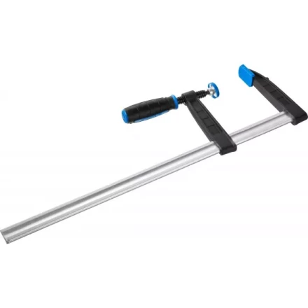 Струбцина ЗУБР &quot;ПРОФЕССИОНАЛ&quot;, тип &quot;F&quot;, двухкомпонентная ручка, стальная закаленная рейка, 120х500мм 32155-120-500 купить в Магнитогорске