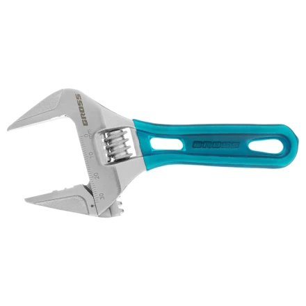 Ключ разводной, 140 мм,CrV, укороченная ручка// Gross 15565 купить в Магнитогорске