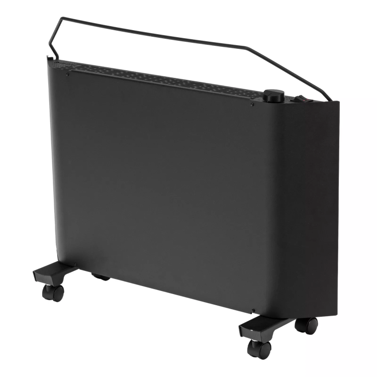 Конвектор электрический Denzel XCE-1500 B, 230 В, 1500 Вт, X-образный нагреватель черный 98128 купить в Магнитогорске