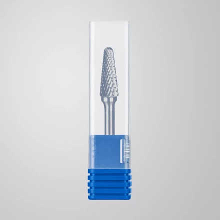 Зубр Твердосплавная борфреза L - конус с закругленным углом 28°, 10 х 25 мм, радиус 2.2 мм (28810-10-25) купить в Магнитогорске