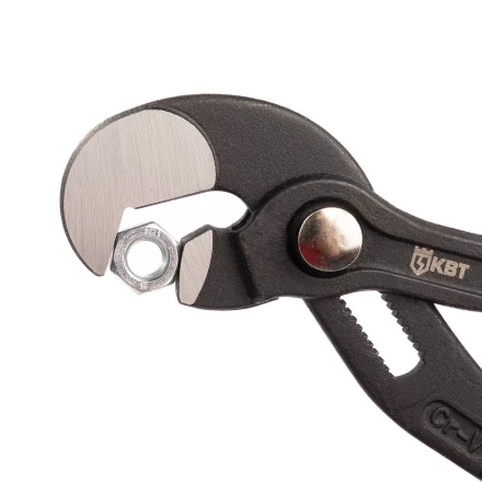 Ключ переставной гаечный КВТ «Попугай» 250 мм с кнопочной самофиксацией (101545) купить в Магнитогорске