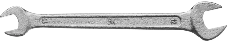 Ключ рожковый гаечный ЗУБР "СТАНДАРТ", оцинкованный, 10х12мм 27115-10-12 купить в Магнитогорске