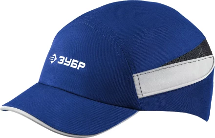 ЗУБР БИНОМ, синяя, ударопрочный корпус, укороченный козырёк 55 мм, размер от 54 до 59 см, защитная каскетка, Профессионал (11095) купить в Магнитогорске