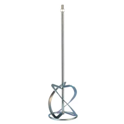 Насадка для миксера, для легких растворов Сибртех, 160 х 590 мм, оцинкованная, хвостовик резьба М14, 848997