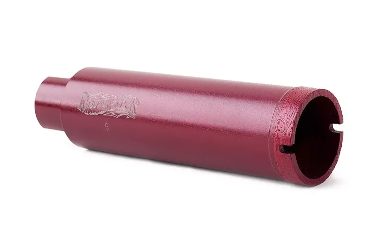 Сегментная алмазная коронка MESSER REDLINE по граниту диаметр 70 мм длина 100 мм купить в Магнитогорске
