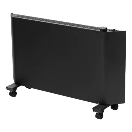 Конвектор электрический Denzel XCE-2000 B, 230 В, 2000 Вт, X-образный нагреватель черный 98129 купить в Магнитогорске