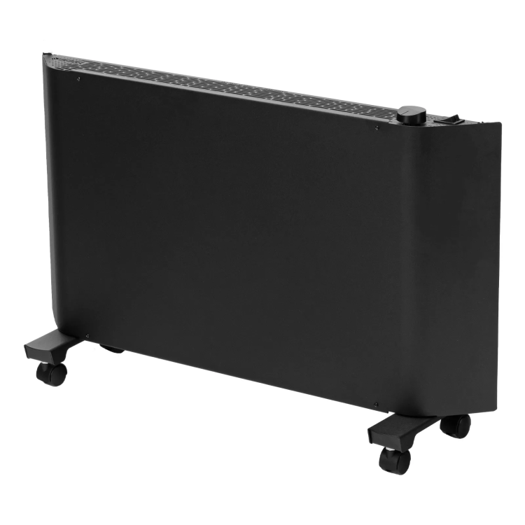 Конвектор электрический Denzel XCE-2000 B, 230 В, 2000 Вт, X-образный нагреватель черный 98129 купить в Магнитогорске