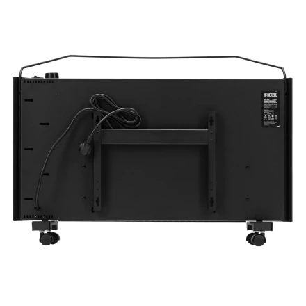 Конвектор электрический Denzel XCE-2000 B, 230 В, 2000 Вт, X-образный нагреватель черный 98129 купить в Магнитогорске