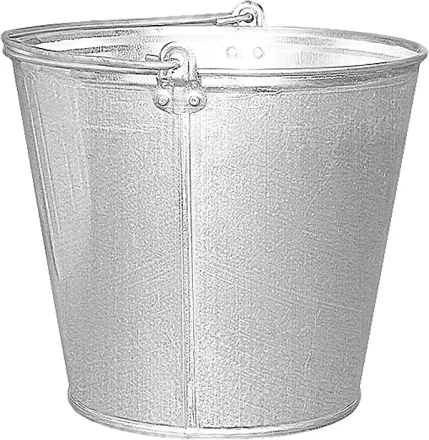 Ведро,12 л, оцинкованное  Россия 67591 купить в Магнитогорске