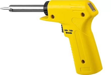Паяльник с пистолетной пластмассовой рукояткой, STAYER &quot;MASTER&quot; MAXTerm, 55307-70, 30 - 70 Вт, конус 55307-70 купить в Магнитогорске