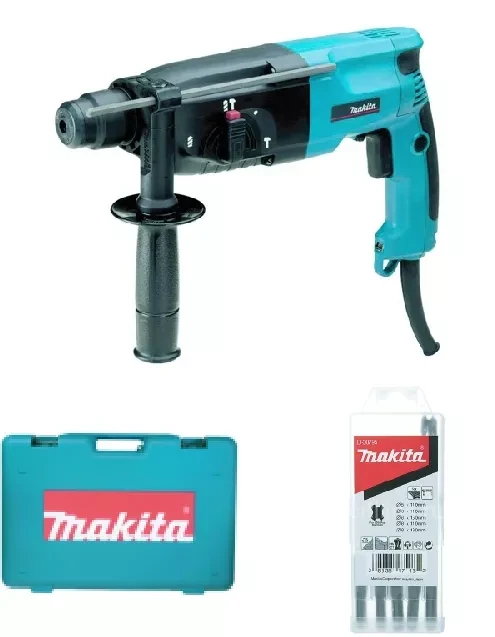 Перфоратор Makita HR2450X8 (НАБОР БУРОВ ИЗ 5 шт. В ПОДАРОК) купить в Магнитогорске