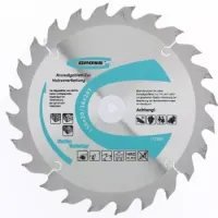 Пильный диск по дереву 165 x 20/16 x 24Т GROSS 73311
