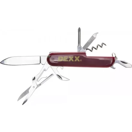 Нож DEXX складной многофункциональный, пластиковая рукоятка, 10 функций 47645 купить в Магнитогорске