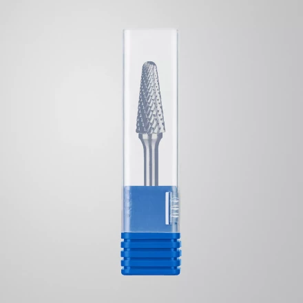 Зубр Твердосплавная борфреза L - конус с закругленным углом 28°, 12 х 28 мм, радиус 3.0 мм (28810-12-28) купить в Магнитогорске