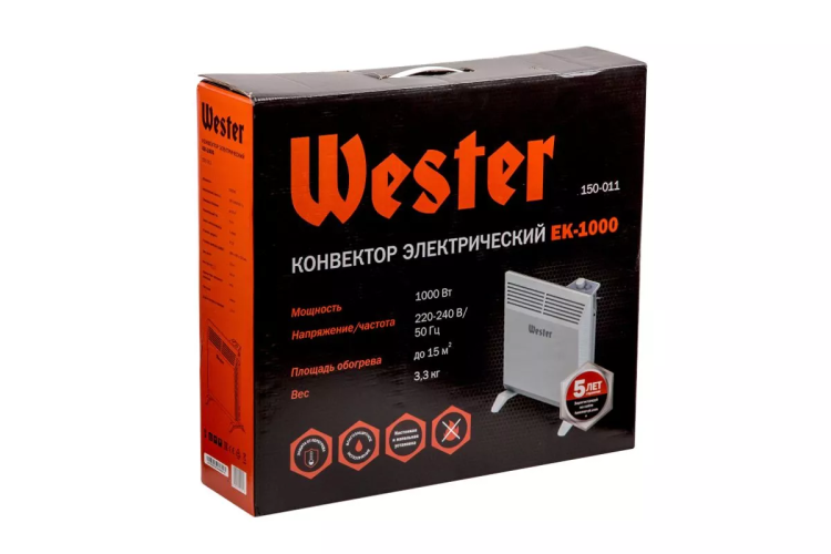 Конвектор WESTER EK 1000 купить в Магнитогорске