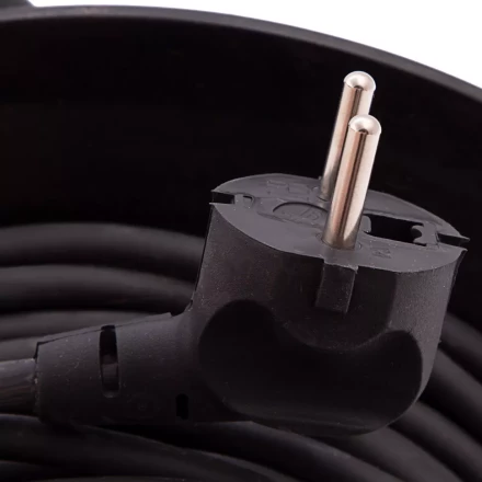 Удлинитель силовой 50 м, 16А, тип УХ10, ПВС, на кабельной катушке, 4 розетки без заземления Сибртех 95865 купить в Магнитогорске