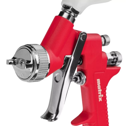 Краскораспылитель HP пневмат. с верхним бачком V= 0,6 л, сопло диаметром 1.7 мм// Matrix 57321 купить в Магнитогорске