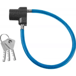 Замок тросовый, длина троса - 350мм, дисковый механизм секрета, ВС2-6Б 37220-6