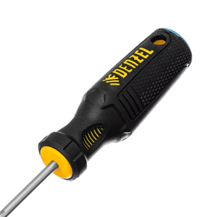 Отвертка, SL4х100 мм, S2, 3к рукоятка Denzel 121927 купить в Магнитогорске