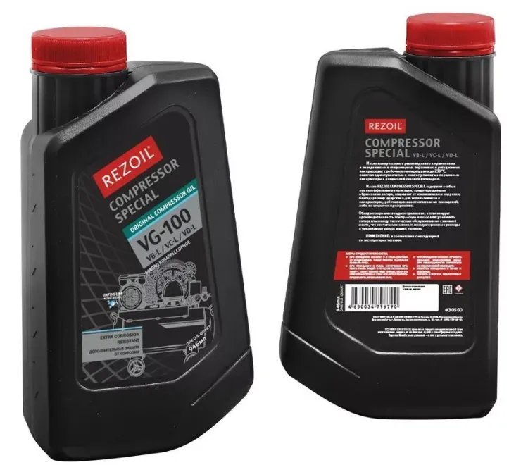 Масло компрессорное минеральное 0,96 л. VG-100 REZOIL COMPRESSOR Rezer купить в Магнитогорске