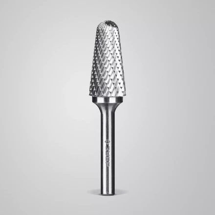 Зубр Твердосплавная борфреза L - конус с закругленным углом 28°, 16 х 33 мм, радиус 4.5 мм (28810-16-33) купить в Магнитогорске