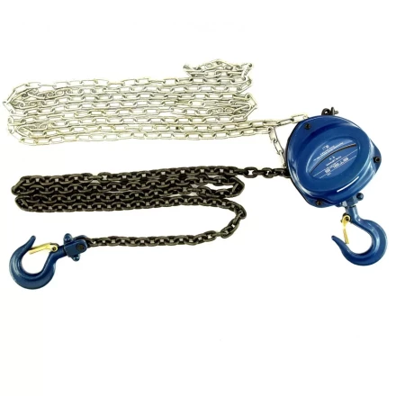 Таль цепная 1 т h подъема 2,5 м расстояние между крюками 350 мм Stels 51944 купить в Магнитогорске
