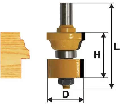 Фреза комбинированная универсальная Ф348Х445 мм хвостовик 12 мм 46507 купить в Магнитогорске