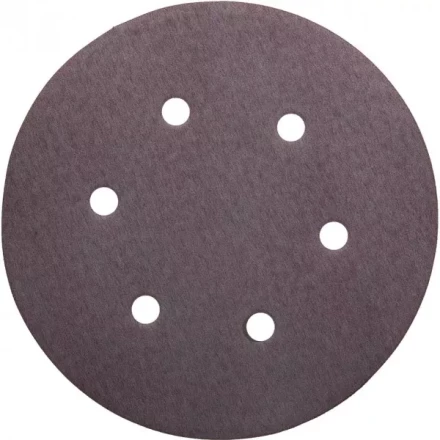 Круг шлифовальный URAGAN &quot;Универсальный водостойкий с покрытием стеарата цинка&quot; на липучке, 6 отв., P320, 150мм, 50шт 907-44113-320-50 купить в Магнитогорске