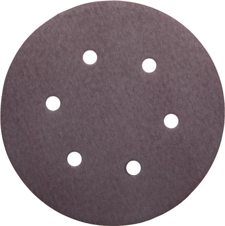 Круг шлифовальный URAGAN &quot;Универсальный водостойкий с покрытием стеарата цинка&quot; на липучке, 6 отв., P320, 150мм, 50шт 907-44113-320-50 купить в Магнитогорске